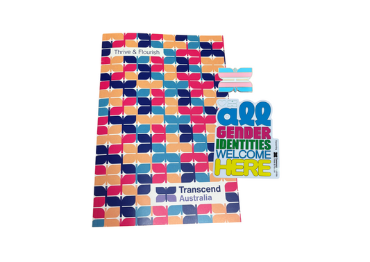 Gift pack - Notebook, sticker, enamel pin