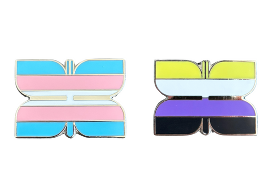 Enamel Pin - Trans or Non-binary Flag